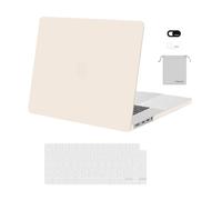 MOSISO Cover Compatibile con MacBook Pro 16 Pollici Custodia 2025 2024 2023 2022 2021 M4 M3 M2 M1 A3403 A3186 A2991 A2780 A2485 Pro Max,Case&Copritastiera&Webcam Cover&Storage Borsa,Beige