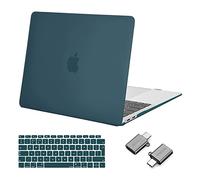 MOSISO Custodia Compatibile con MacBook Air 13 Cover M1 Chip 2021 2020 2019 2018 A2337 A2179 A1932 Retina Touch ID, Case per MacBook Air M1 Cover 13,3'' Pollici&Copritastiera&Tipo C, Deep Teal
