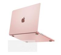 MOSISO Custodia Compatibile con MacBook Air 13 Cover M4 M3 M2 2025 2024-2022 A3240 A3113 A2681, per MacBook Air 13,6'' Case Colore Originale Naturale Ultra-Sottile&Copritastiera, Arancio Pastello