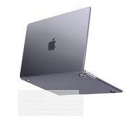 MOSISO Custodia Compatibile con MacBook Air 13 Cover M4 M3 M2 2025 2024-2022 A3240 A3113 A2681, per MacBook Air 13,6'' Case Colore Originale Naturale Ultra-Sottile&Copritastiera, Spazio Grigio