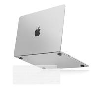 MOSISO Custodia Compatibile con MacBook Air 13 Cover M4 M3 M2 2025 2024-2022 A3240 A3113 A2681, per MacBook Air 13,6'' Case Colore Originale Naturale Ultra-Sottile&Copritastiera, Traslucido