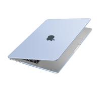 MOSISO Custodia Compatibile con MacBook Air 13 Cover M4 M3 M2 Chip 2025 2024 2023 2022 A3240 A3113 A2681, per MacBook Air 13,6'' display Liquid Retina Case Naturale Ultra-Sottile, Blu Pastello