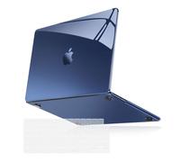 MOSISO Custodia Compatibile con MacBook Air 13 Cover M4 M3 M2 Chip 2025 2024 2023 2022 A3240 A3113 A2681, per MacBook Air 13,6'' Retina Case Supera Bellezza Naturale&Copritastiera,Cristallo Mezzanotte
