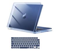 MOSISO Custodia Compatibile con MacBook Air 15 Cover M5 M4 M3 M2 2026-2023 | Copritastiera&Case per MacBook Air 15 pollici 2026 2025 2024 2023 A3448 A3241 A3114 A2941, Cristallo Mezzanotte