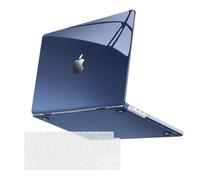 MOSISO Custodia Compatibile con MacBook Pro 14 Cover 2025 2024-2021 M5 A3434 M4 A3112 A3185 A3401 M3 A2918 A2992 M2 A2779 M1 A2442, Case Supera Bellezza Naturale&Copritastiera, Cristallo Mezzanotte