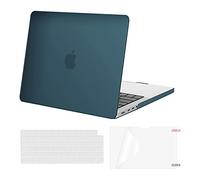 MOSISO Custodia Compatibile con MacBook Pro 14 Cover M4 M3 M2 M1 2025-2021 A3112 A3185 A3401 A2918 A2992 A2779 A2442, per MacBook Pro 14,2" Liquid Retina Case&Copritastiera&Pellicola, Deep Teal