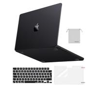 MOSISO Custodia Compatibile con MacBook Pro 16 2025 2024 2023 2022 2021 M4 M3 M2 M1 A3403 A3186 A2991 A2780 A2485,Naturale Ultra-Sottile Cover&Copritastiera&Proteggi Schermo&Storage Borsa,Spazio Nero