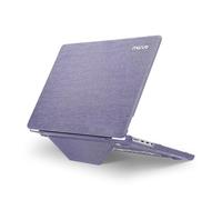 MOSISO Custodia Compatibile con MacBook Pro 16 Pollici Cover 2025 2024 2023 2022 2021 M4 M3 M2 M1 A3403 A3186 A2991 A2780 A2485,Tessuto Maglia Rivestito Custodia Rigida con Staffa Piega,Viola