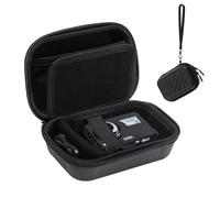 MOSISO Custodia Fotocamera Digitale Viaggio Rigida Compatibile Kodak Pixpro Fz45/Fz55 Compatibile Canon Powershot Elph 180/190, Borsa Impermeabile Fotocamera Piccola Cinturino Polso Moschettone, Nero
