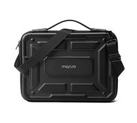 MOSISO Laptop Borsa a Tracolla Compatibile con MacBook Air 13 M2 A2681 A2337 M1 A2179 A1932 / Pro 13 M2 M1 A2338 A2251 A2289 A2159 A1989 A1706 A1708, Impermeabile Antiurto Borsa da Trasporto, Nero