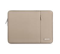 MOSISO Laptop Custodia Borsa 14 Pollici,Borsa PC 14 Pollici Compatibile con HP Lenovo Dell ASUS Acer, HP Stream, Dell Latitude, Lenovo IdeaPad,Poliestere Manica Verticale con Tasca,Marrone Taupe