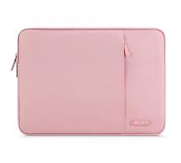 MOSISO Laptop Custodia Borsa 14 Pollici,Borsa PC 14 Pollici Compatibile con HP Lenovo Dell ASUS Acer, HP Stream, Dell Latitude, Lenovo IdeaPad,Poliestere Manica Verticale con Tasca,Rosa