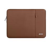 MOSISO Laptop Custodia Borsa 14 Pollici,Borsa PC 14 Pollici Compatibile con HP Lenovo Dell ASUS Acer, HP Stream, Dell Latitude, Lenovo IdeaPad,Poliestere Manica Verticale con Tasca,Caramello Marrone