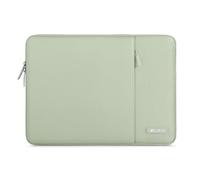 MOSISO Laptop Custodia Borsa 14 Pollici,Borsa PC 14 Pollici Compatibile con HP Lenovo Dell ASUS Acer, HP Stream, Dell Latitude, Lenovo IdeaPad,Poliestere Manica Verticale con Tasca,Salvia Verde