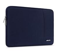 MOSISO Laptop Custodia Borsa 14 Pollici,Borsa PC 14 Pollici Compatibile con HP Lenovo Dell ASUS Acer, HP Stream, Dell Latitude, Lenovo IdeaPad,Poliestere Manica Verticale con Tasca,Navy Blu