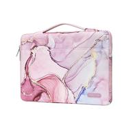 MOSISO Laptop Sleeve 360 Protettivo Borsa Compatibile con MacBook Air/Pro, 13-13,3 pollici Notebook,Compatibile con MacBook Pro 14 2023-2021 M3 A2918 A2992 M2 A2779 M1 con Trolley in Marmo MO-MBH216