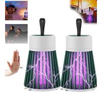 MosqiShock Lamp, 2025 Ultimate Anti-Bug Lamp, ZapGuard Bug Zapper, Waterproof Zap Guard Fly Zapper, Portable Mosquito Killer Lamp 360° UV Attractio, Electric Fly Killer For Home Camping (2,green)