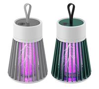 Mosquito Zapper,Lampada anti-zanzara,2025 Lampada antizanzare impermeabile, lampada anti-zanzara ricaricabile, campeggio luce, zanzara Repellent Light, per campeggio, giardino, interno (2 pezzi)