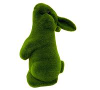 Moss Bunny - Bunny Figurina | Animale Figura | Green Easter Decorative Rabbit Garden Figurine e Statua | Cartoon Animale Figurine Art Interior Desk Bunny Ornaments For Living Room Home Decor