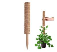 Moss Stick Piante in Vaso - di Supporto Estensibile in Fibra di coiron | Giardinaggio Interno, Strumento di addestramento in Rattan Durevole, per Arrampicata nella vegetazione Tropicale
