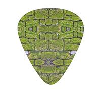Moss Stone Pavement Plettri per chitarra Set da 12 pezzi per chitarra acustica, chitarra elettrica, contrabbasso, ukulele