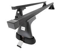 Mossa Barre portatutto in acciaio compatibili con Citroen Berlingo mk I Van (2003-2010) nero - portapacchi auto - portabagagli barre da tetto - con punti di fissaggio di serie