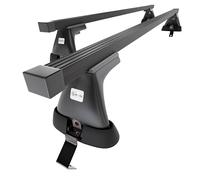 Mossa Barre portatutto in acciaio compatibili con Ford Mondeo mk IV Hatchback (2007-2014) nero - portapacchi auto - portabagagli barre da tetto - senza punti di fissaggio di serie