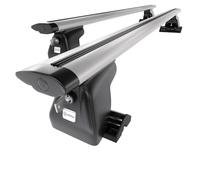 Mossa Barre portatutto in alluminio compatibili con Lancia Phedra Monovolume (2002-2010) argento - portapacchi auto - portabagagli barre da tetto - profilo a T 2
