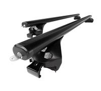 Mossa Barre portatutto in alluminio compatibili con Suzuki SX4 S-Cross Crossover (2014-2021) nero - portapacchi auto - portabagagli barre da tetto - corrimano integrati 1