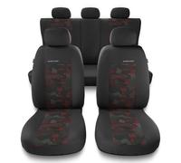 Mossa Coprisedili compatibili con Daewoo Matiz (1997-2004) - fodere sedili - set coprisedili auto universali - UNE-RD
