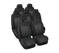 Mossa Coprisedili su Misura compatibili con Dacia Jogger Van (2022- ) 7 posti - Fodere sedili Auto - Set coprisedili Auto E3