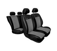 Mossa Coprisedili su Misura compatibili con Volkswagen Golf IV Hatchback, Variant (1997-2006) nessun copribracciolo Posteriore - Fodere sedili Auto - Set coprisedili Auto Grigio