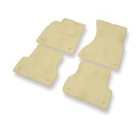 Mossa Premium tappetini auto in velluto compatibili con Audi A6 IV C7 (2011-2018) - tappeti auto - beige 1