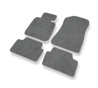 Mossa Premium tappetini auto in velluto compatibili con BMW 1 E81/E87 (2004-2013) - tappeti auto - grigio 1