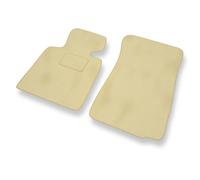 Mossa Premium tappetini auto in velluto compatibili con BMW Z4 I E85, E86 (2002-2008) - tappeti auto - beige