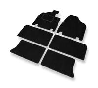 Mossa Premium tappetini auto in velluto compatibili con Kia Carnival II (2006-2010) - tappeti auto - nero 1