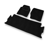 Mossa Premium tappetini auto in velluto compatibili con Land Rover Discovery II (1998-2004) - tappeti auto - nero 1