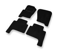 Mossa Premium tappetini auto in velluto compatibili con Land Rover Range Rover Sport I (2004-2013) - tappeti auto - nero 1