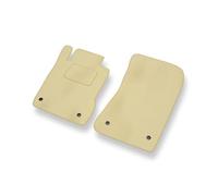 Mossa Premium tappetini auto in velluto compatibili con Mercedes-Benz Classe E W211 (2002-2009) - tappeti auto - beige 2