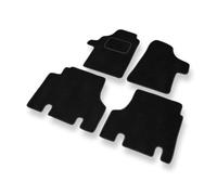 Mossa Premium tappetini auto in velluto compatibili con Mercedes-Benz Vito W639 (2003-2014) - tappeti auto - nero 1