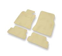 Mossa Premium tappetini auto in velluto compatibili con Mini Cabrio II (2009-2015) - tappeti auto - beige 1