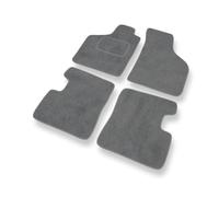Mossa Premium tappetini auto in velluto compatibili con Renault Twingo I (1992-2007) - tappeti auto - grigio 1