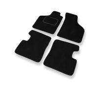 Mossa Premium tappetini auto in velluto compatibili con Renault Twingo I (1992-2007) - tappeti auto - nero 1