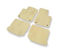Mossa Premium tappetini auto in velluto compatibili con Volkswagen New Beetle I (1998-2005) - tappeti auto - beige 1