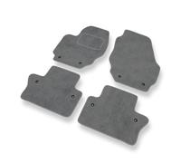 Mossa Premium tappetini auto in velluto compatibili con Volvo S60 II (2010-2018) - tappeti auto - grigio