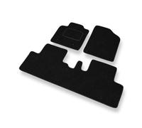 Mossa Tappetini adatti per Toyota Avensis Verso II (2003-2008) 3 pz. nero S