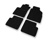 Mossa - Tappetini auto adatti per Fiat 500 Hatchback 2007-2024 4 pz. nero S