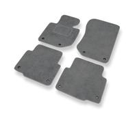 Mossa Premium tappetini auto in velluto compatibili con BMW 3 M3 II E36 (1992-1999) - tappeti auto - grigio 1