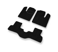 Mossa Premium tappetini auto in velluto compatibili con Fiat Doblo I (2000-2011) - tappeti auto - nero