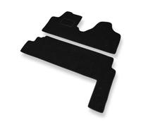 Tappetini in feltro per Citroen Jumpy II Van (2007-2016) tappeti auto Nero